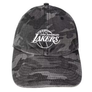 Los Angeles Lakers NBA Links Marketing Group Black Gray Baseball Cap One Size